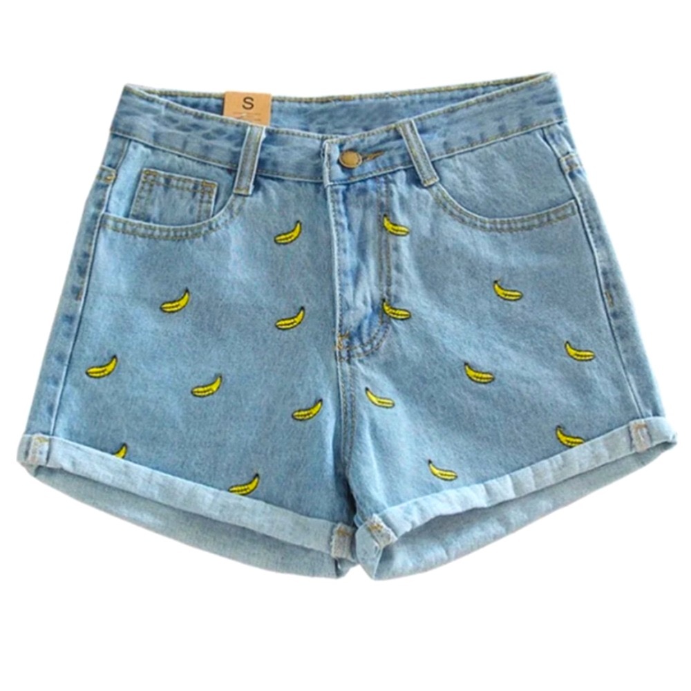 Denim shorts